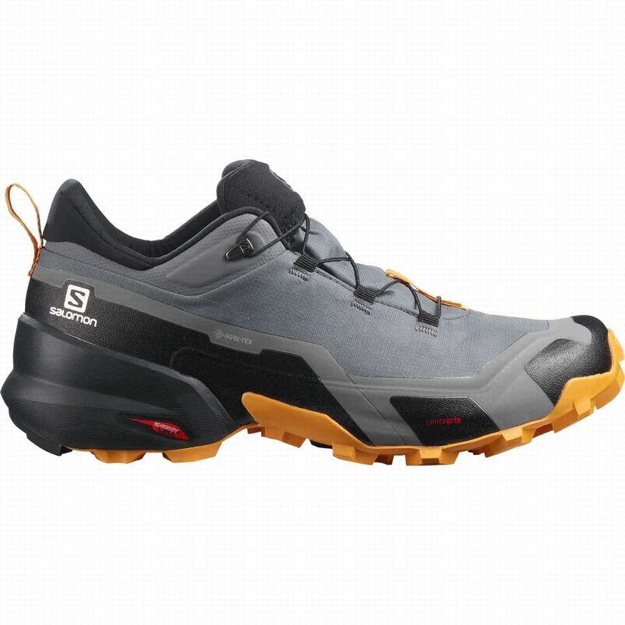 Pantofi Trekking Salomon Cross Hike Gore-tex Barbati Gri (BKJ2996RZ)